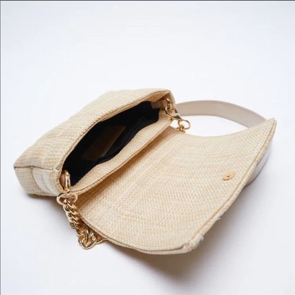 ZARA NWT SPARKLY QUILTED CROSSBODY BAG 🌈 - Picture 4 of 6